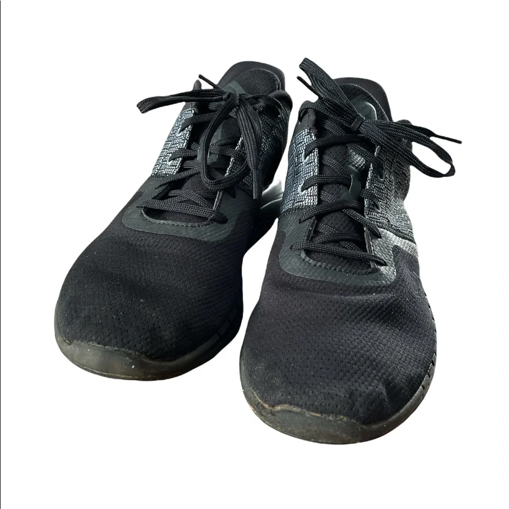 Reebok Black Mesh Lace Up Mens Sneakers Size 13 - Picture 4 of 11